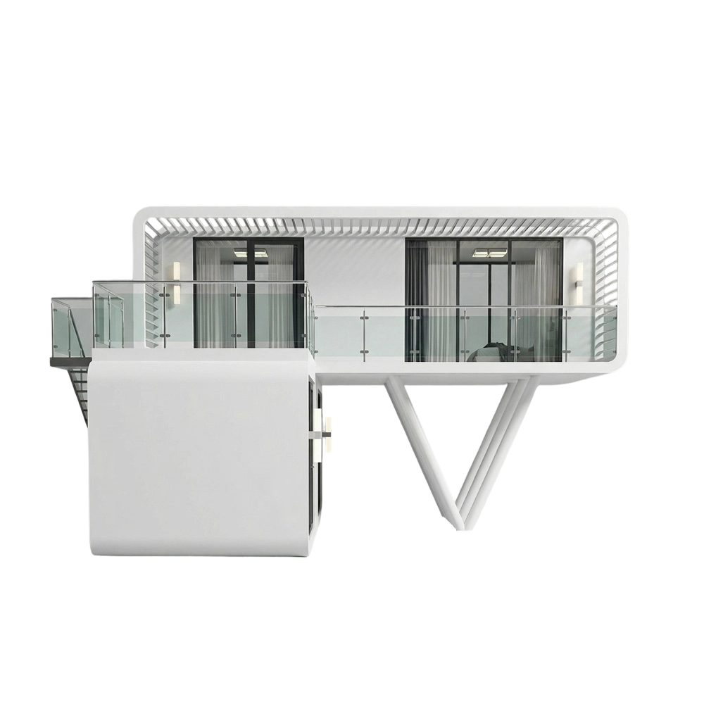 Eco-Friendly Waterproof V-Type Space Capsule Camping Cabin