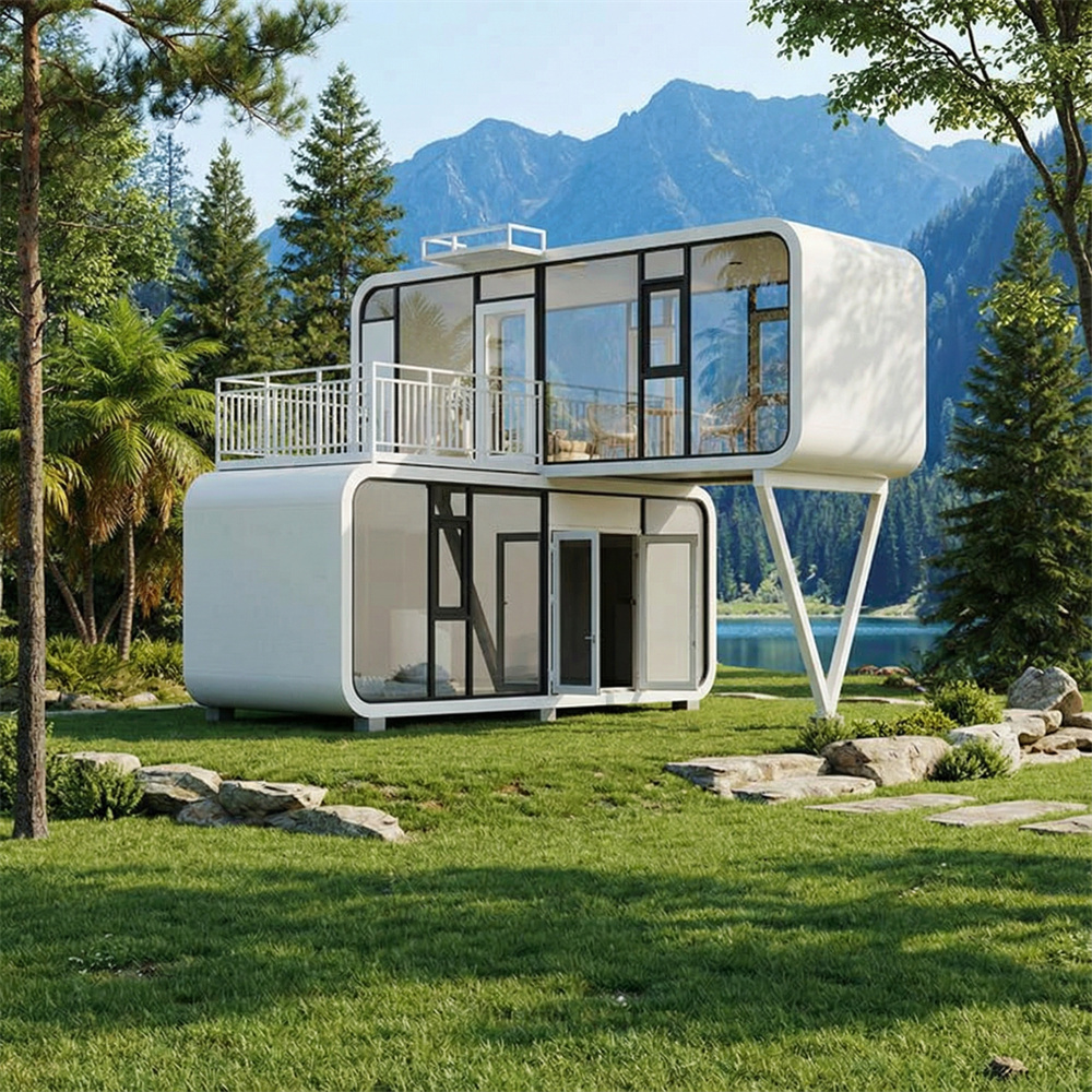 Eco-Friendly Waterproof V-Type Space Capsule Camping Cabin