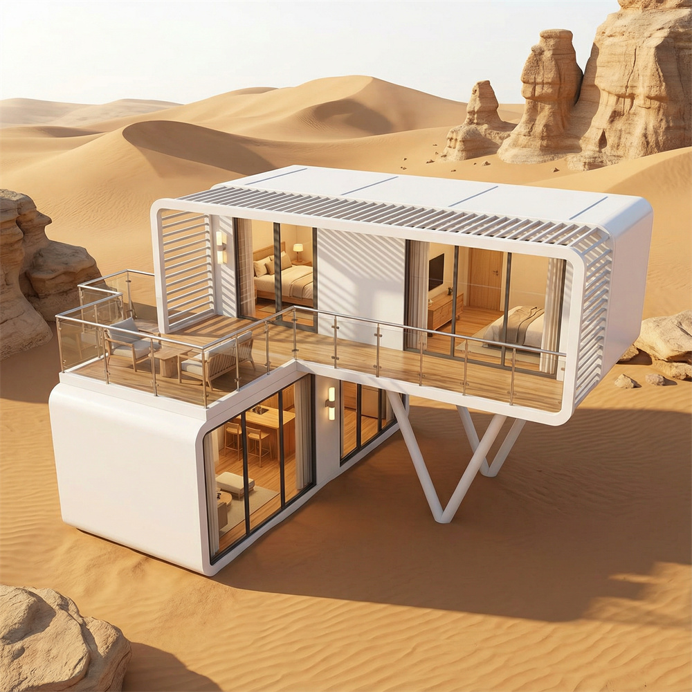 Eco-Friendly Waterproof V-Type Space Capsule Camping Cabin