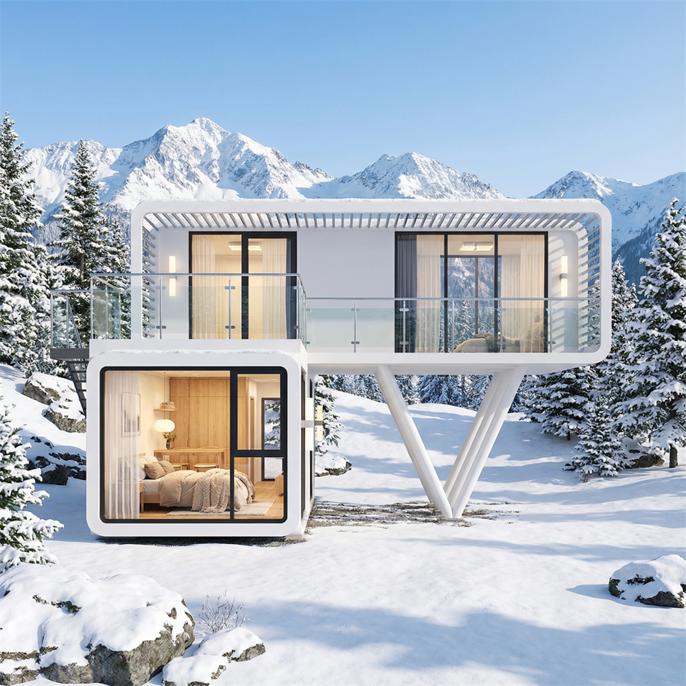 Eco-Friendly Waterproof V-Type Space Capsule Camping Cabin