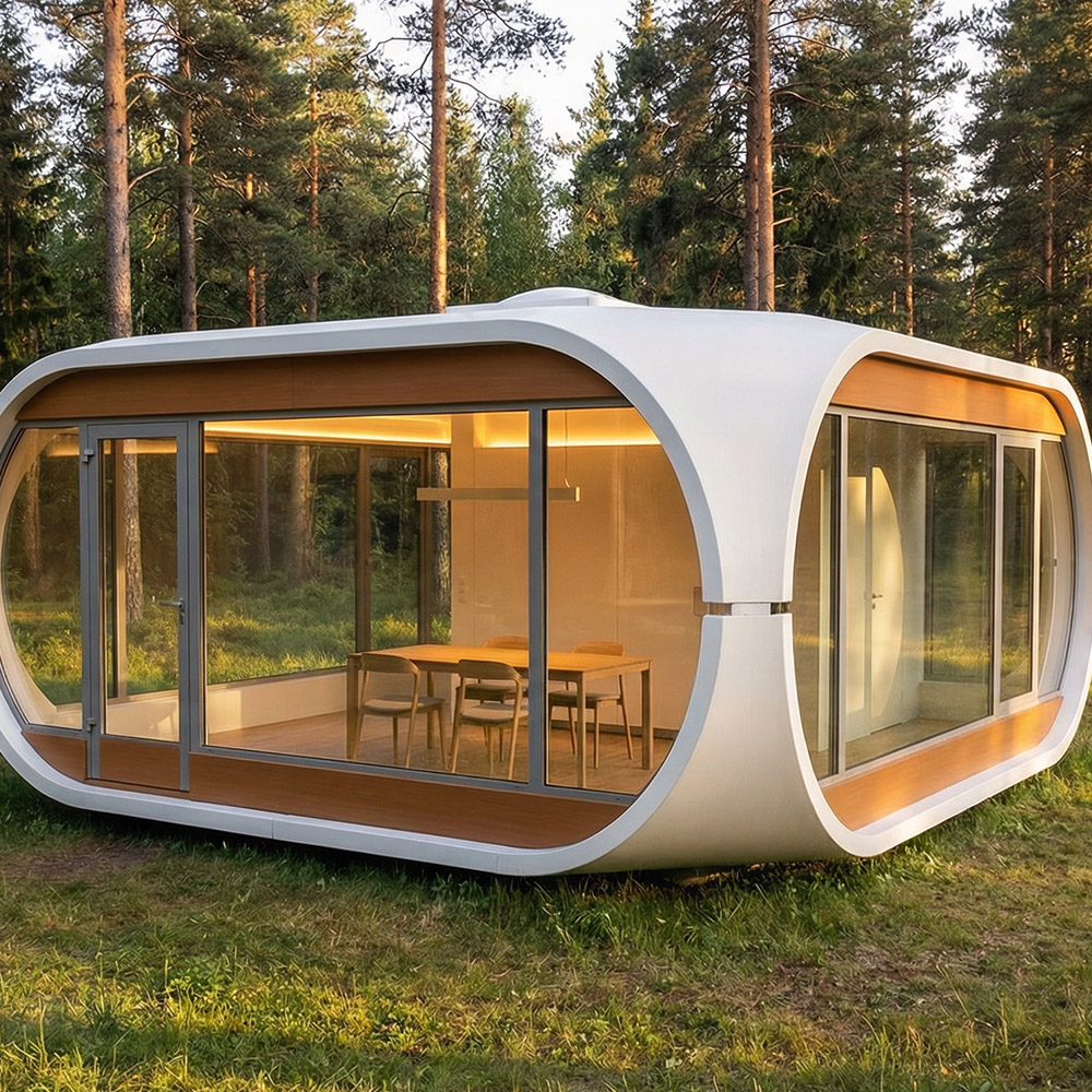 Irregular-Shaped Single-Layer Detachable Apple Cabin Capsule