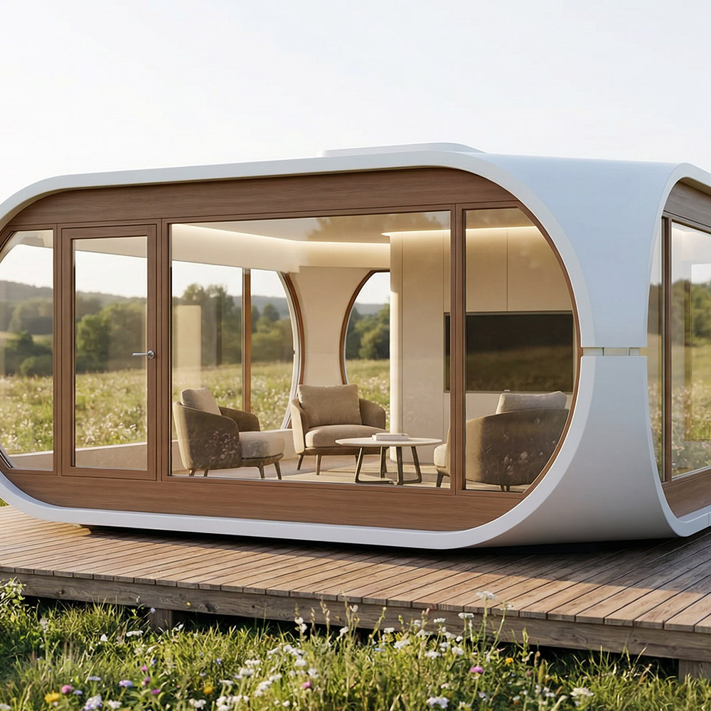 Irregular-Shaped Single-Layer Detachable Apple Cabin Capsule