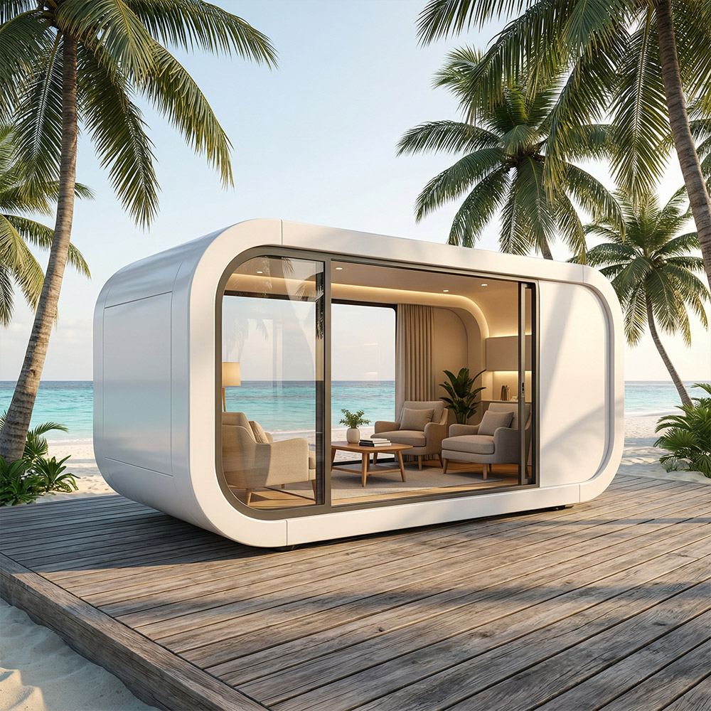 Irregular-Shaped Single-Layer Detachable Apple Cabin Capsule