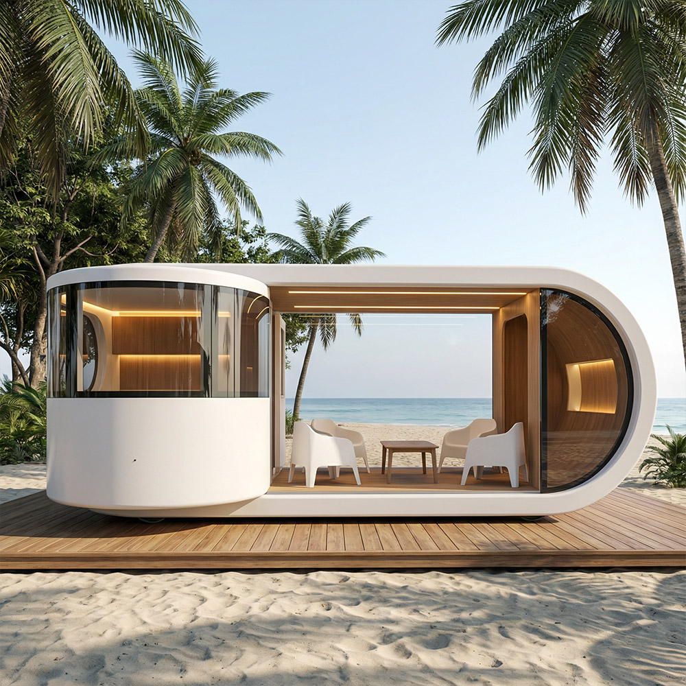Irregular-Shaped Single-Layer Detachable Apple Cabin Capsule