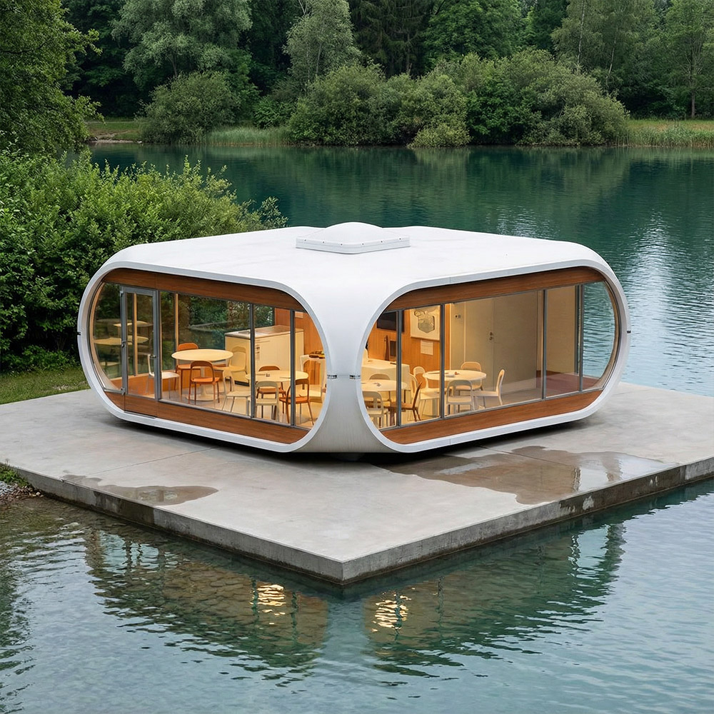 Irregular-Shaped Single-Layer Detachable Apple Cabin Capsule