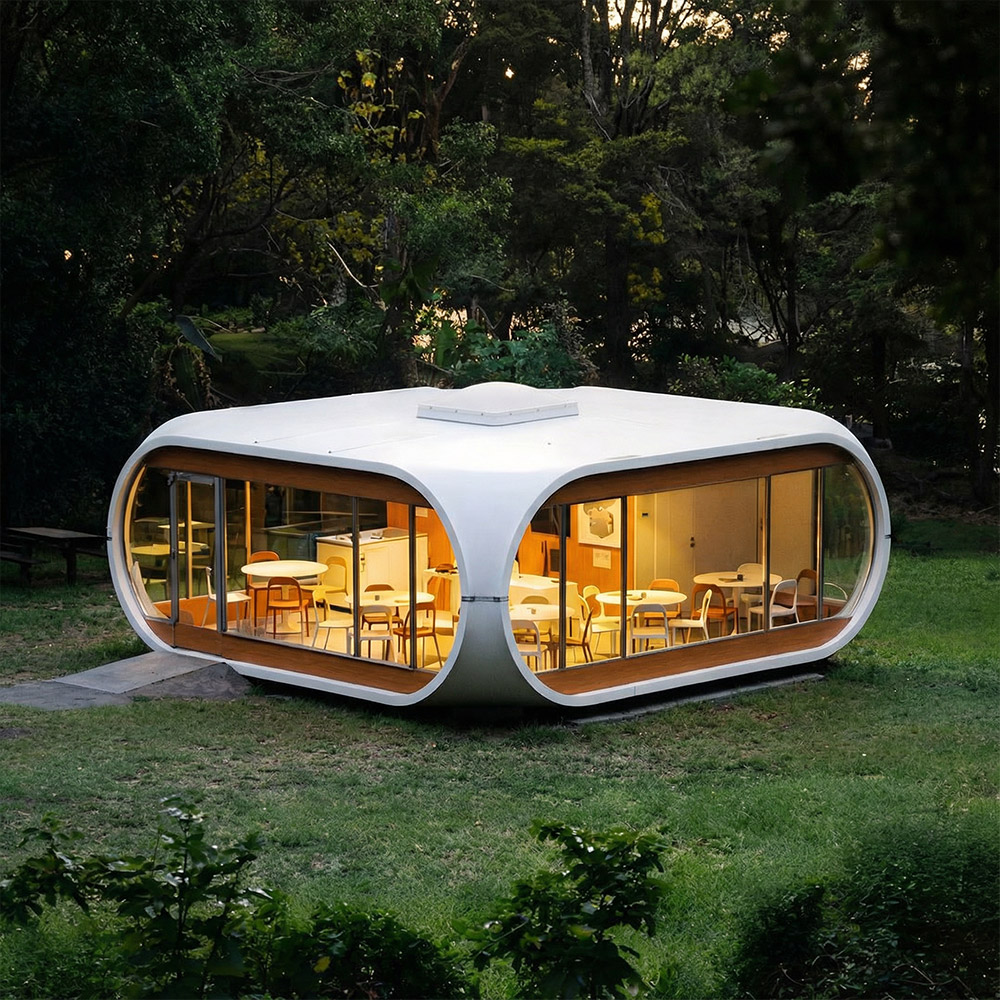 Irregular-Shaped Single-Layer Detachable Apple Cabin Capsule