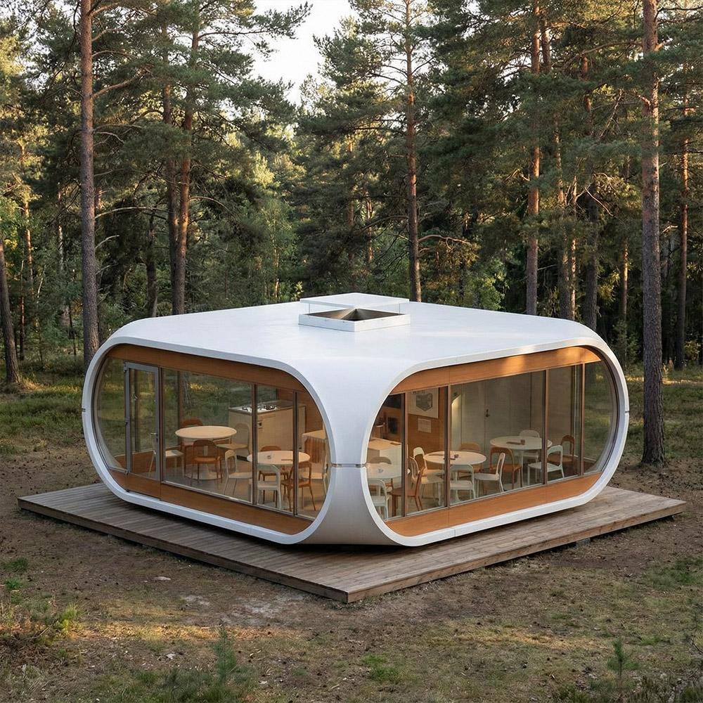 Irregular-Shaped Single-Layer Detachable Apple Cabin Capsule