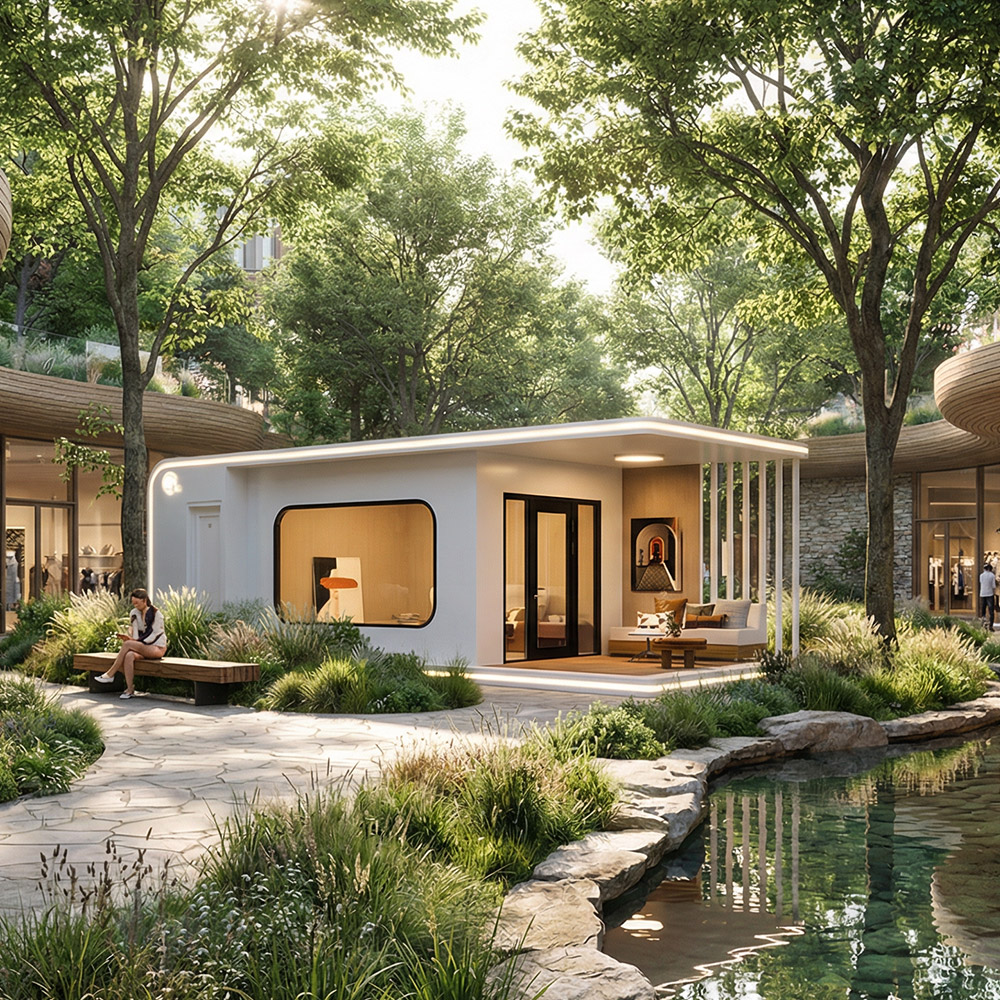 Irregular-Shaped Single-Layer Detachable Apple Cabin Capsule