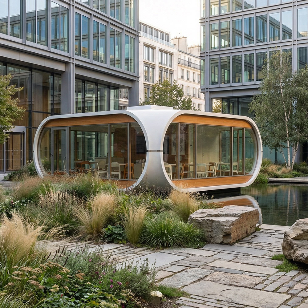 Irregular-Shaped Single-Layer Detachable Apple Cabin Capsule