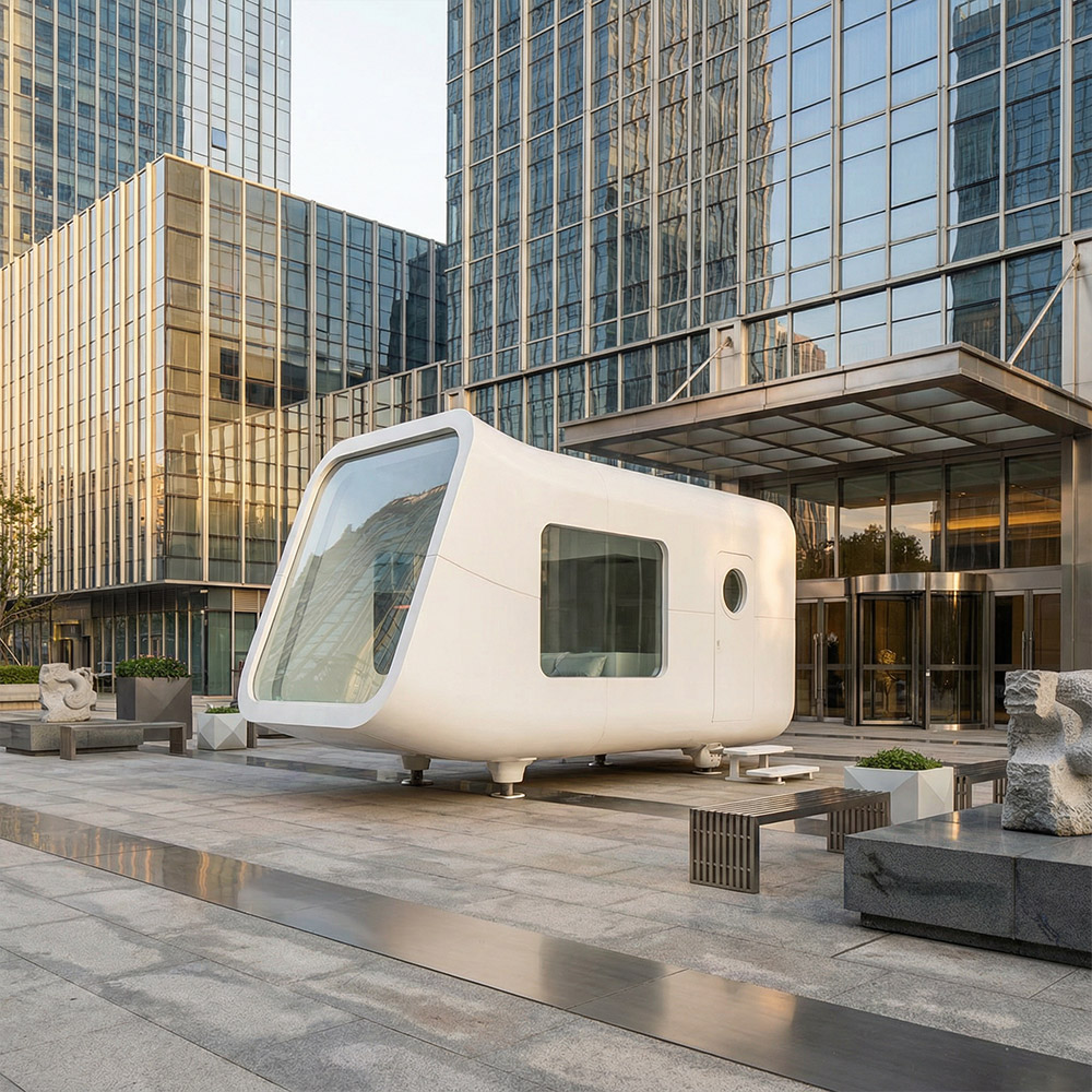 Irregular-Shaped Single-Layer Detachable Apple Cabin Capsule