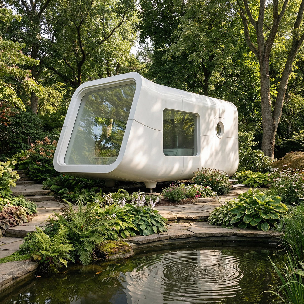 Irregular-Shaped Single-Layer Detachable Apple Cabin Capsule