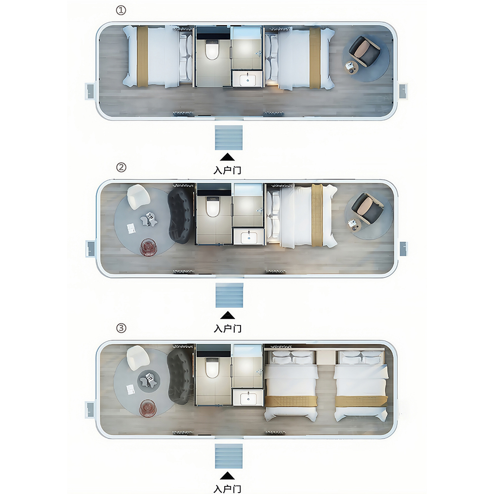 C5 Detachable Mobile Capsule Resort Cabins